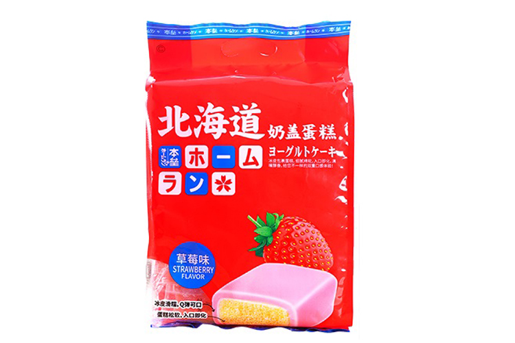 北海道冰皮奶盖蛋糕草莓味300G